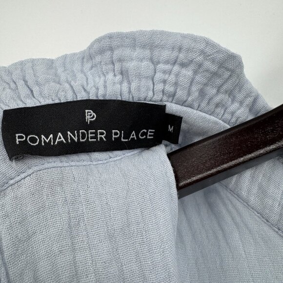 Pomander Place by Tuckernuck Lightweight Gauze Tiered Morgan Mini Dress size M - Picture 2 of 5